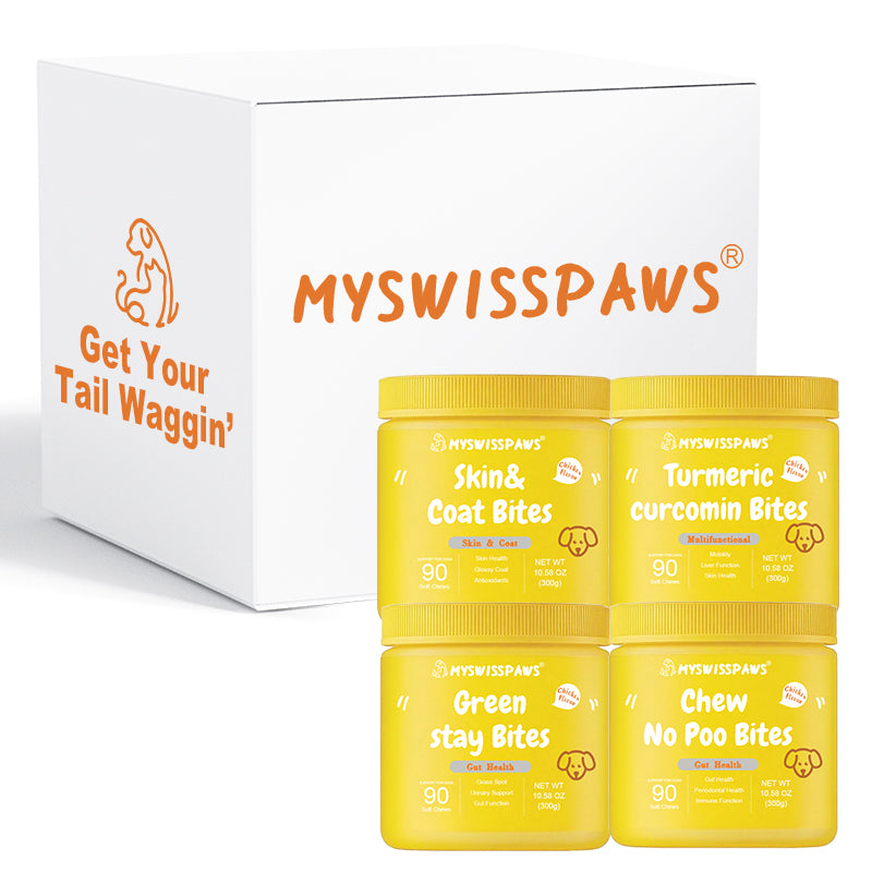 4-Pack Bites for Dogs Bundle