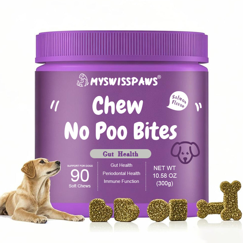 Chew No Poo Bites,für Hunde, Rindfleischgeschmack