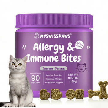 Aller-Immune Bites, für Katzen,  Lachsgeschmack