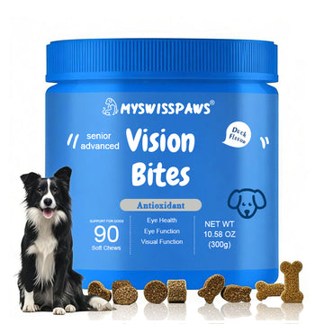 Senior Advanced, Vision Bites, für Hunde, Entengeschmack