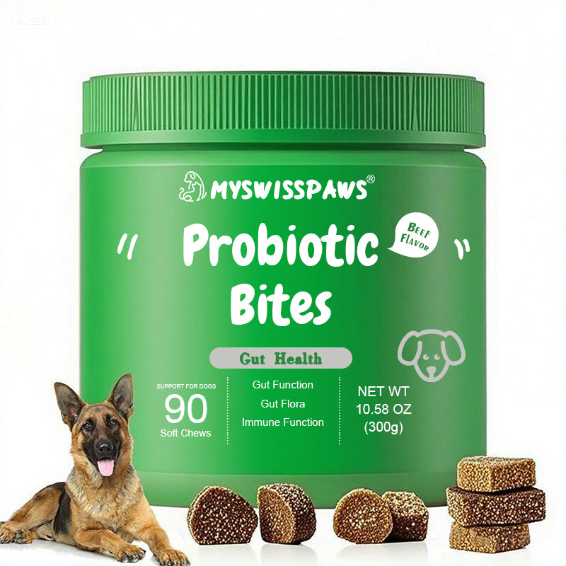 Pawsome Chicken Probiotic Bites™ &amp; Lachsöl-Formel für Hunde - 2er-Pack