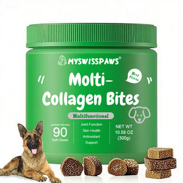 Multi-Collagen Bites™, für Hunde, Rindfleischgeschmack